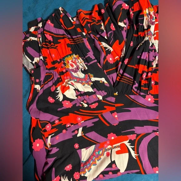 1940s Dress by Trashy Diva in Carousel Ponies Size 20 - Picture 4 of 10